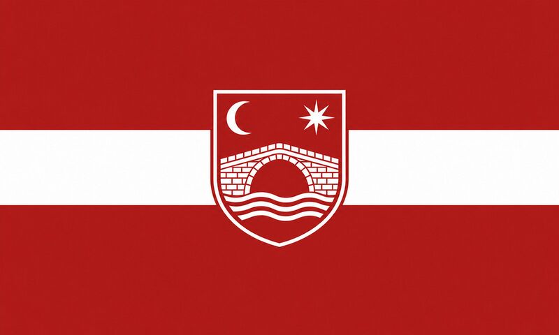 Datei:Višegrad-Flagge.jpg