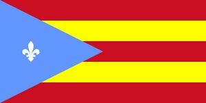 Flagge der Republik Aressinien und Pelagonien